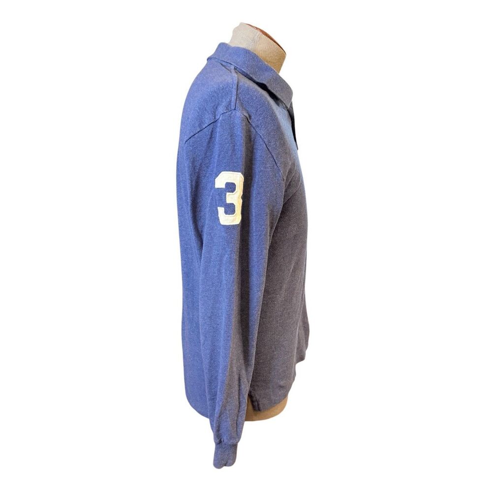 Polo Ralph Lauren Boys Polo Big Pony Sz. XL (18-20) Blue Long Blue - Picture 5 of 11